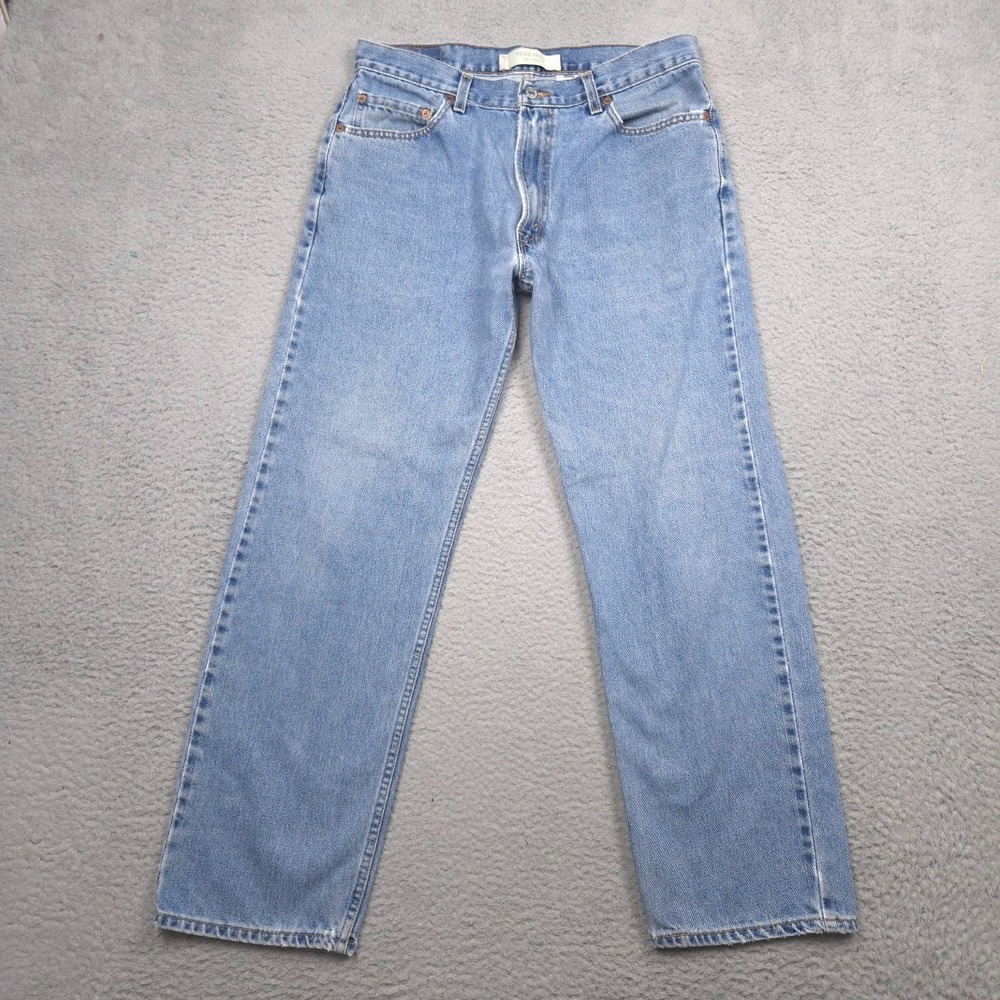Levi's 505 Jeans Men 36x32 Vintage Made in USA Regular Fit Straight Leg Blue